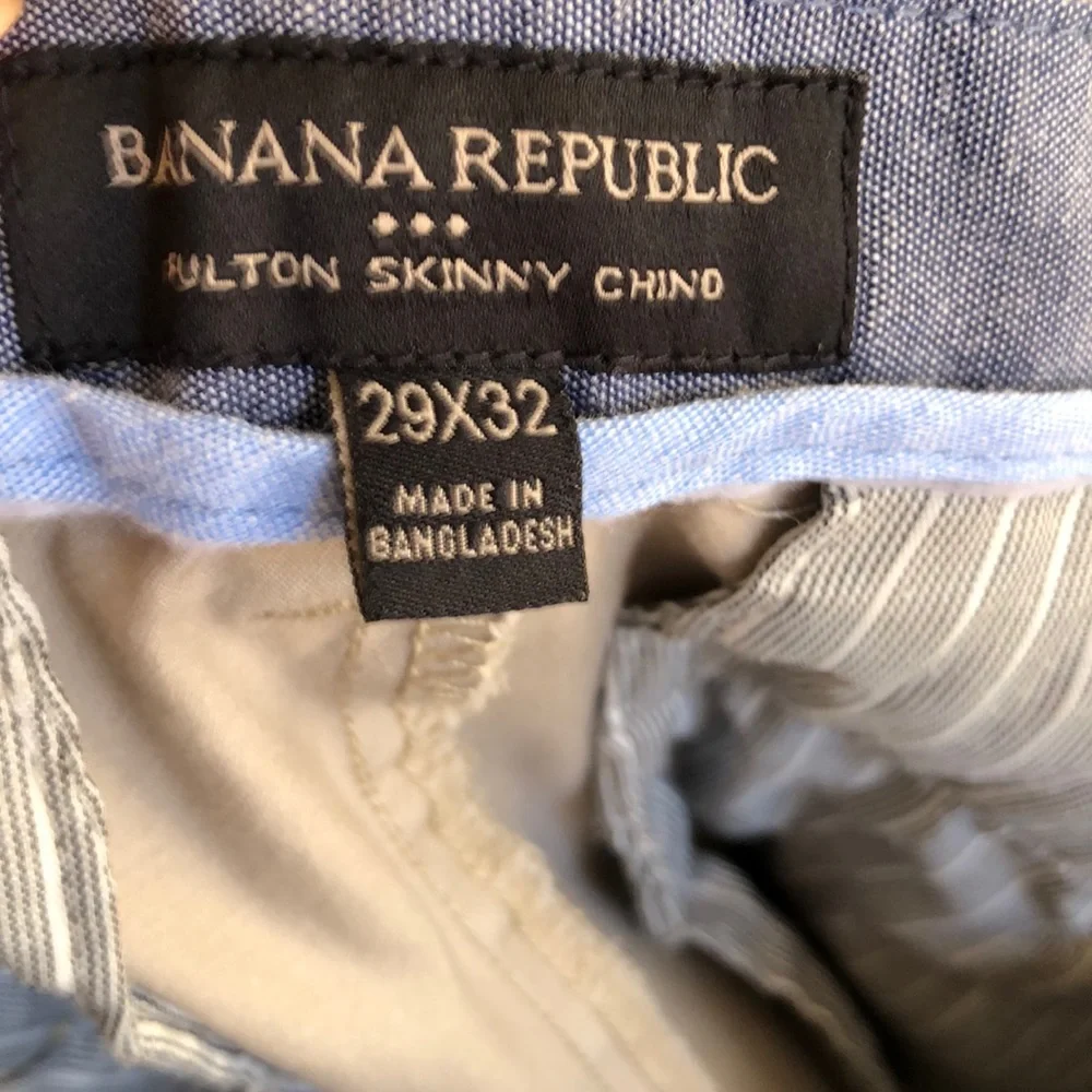 Banana Republic Fulton Skinny Chino Pants